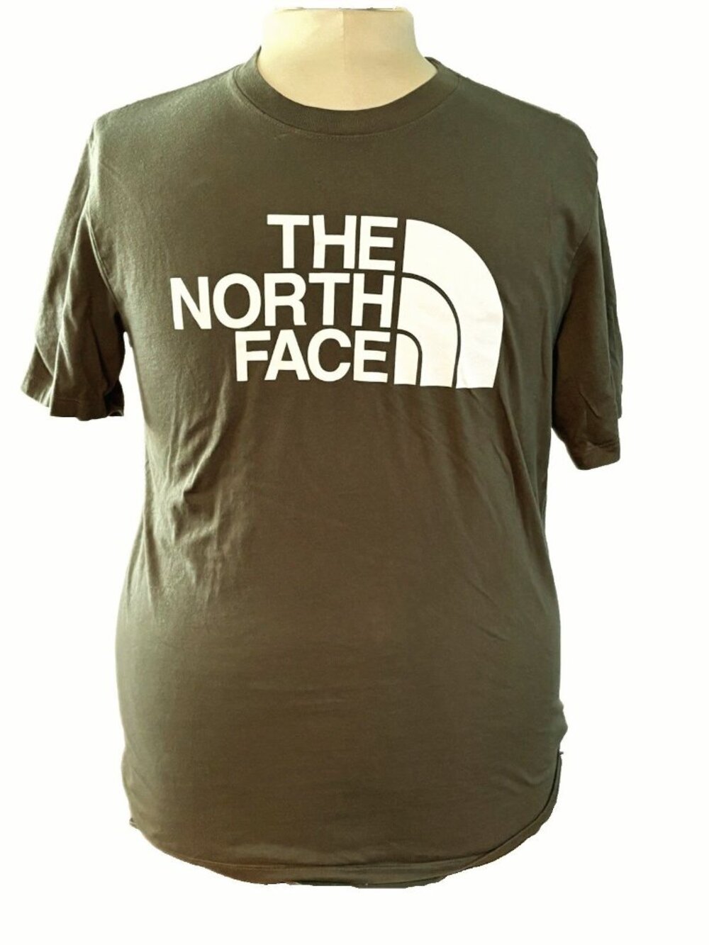 The North Face Graphic SS OD Green Classic Logo T-Shirt--Men's Large
